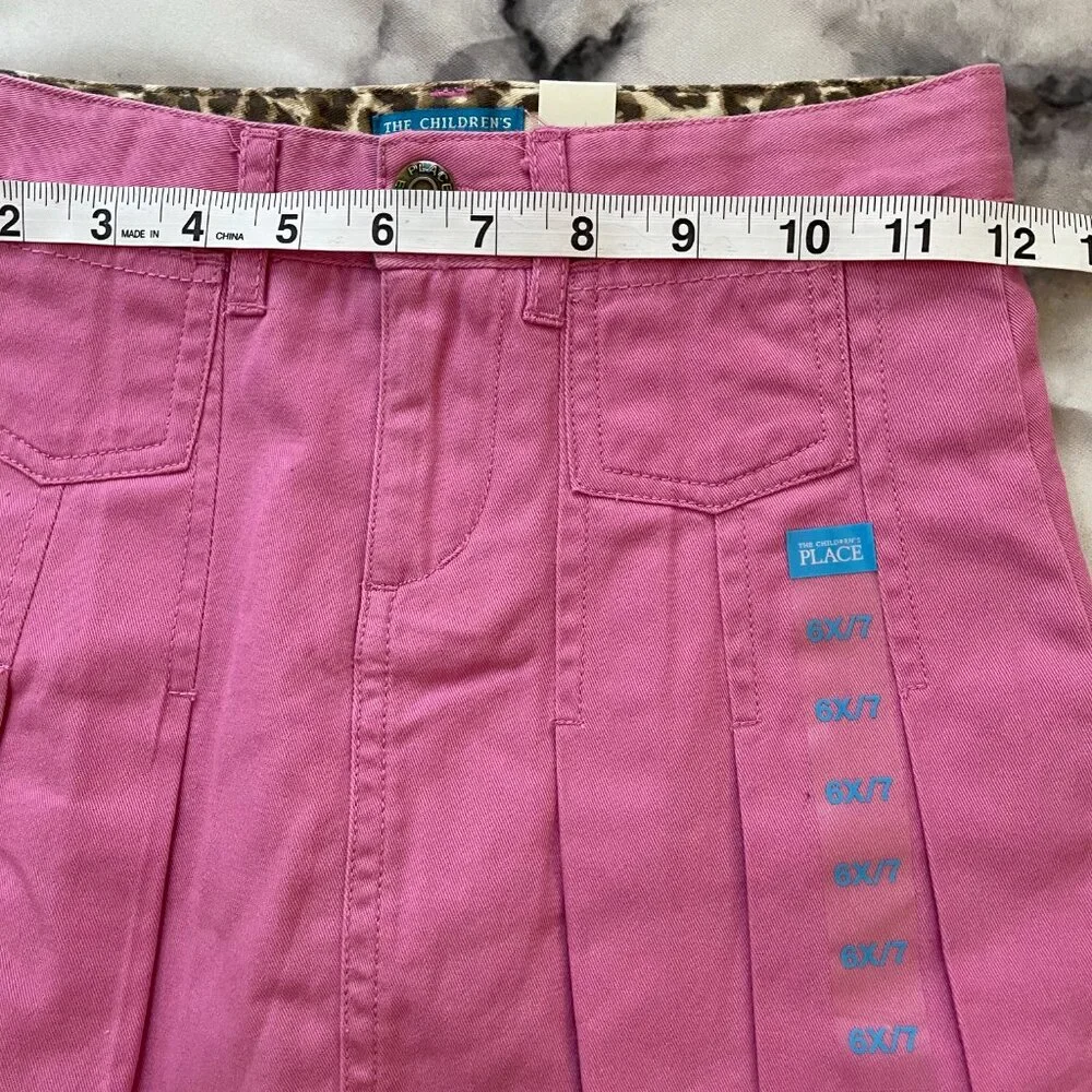 NWT Vintage Y2K The Children’s Place Pink Pleated Skort - Size 6X/7